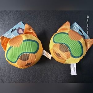 Set Of 2 HugSmart Fuzzy Friend Dog Toys!